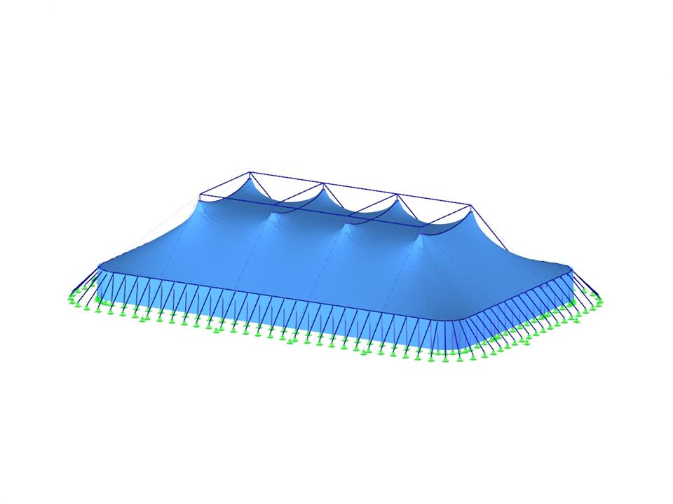 Tensile Structure for "International Circus Festival of Italy"